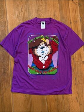 Vintage 90s Signal Artwear Single Stitch Novelty Graphic T Shirt Mens L
